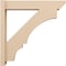 Ekena Millwork 6-in W x 30-in D x 30-in H Balboa Slat Rough Cedar Woodgrain TimberThane Outlooker, Primed Tan OUTUR060X30X30BOA24RCPR - alternate 5